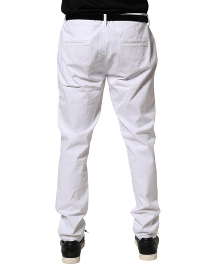 Jean skinny blanc AGLINI pour homme