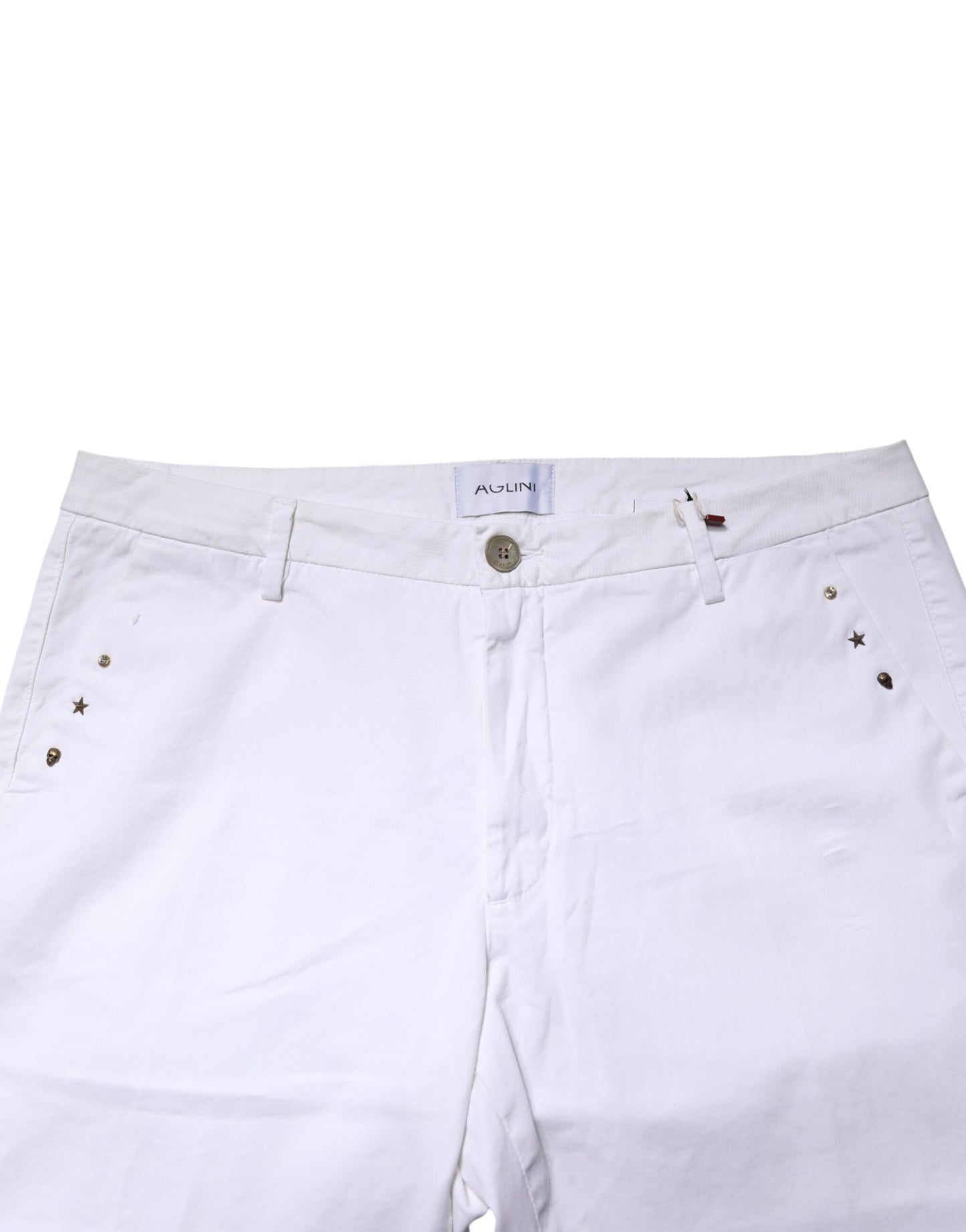 Jean skinny blanc AGLINI pour homme