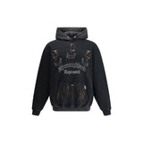 Represent Black Cotton Sweatshirt - Oversized Fit