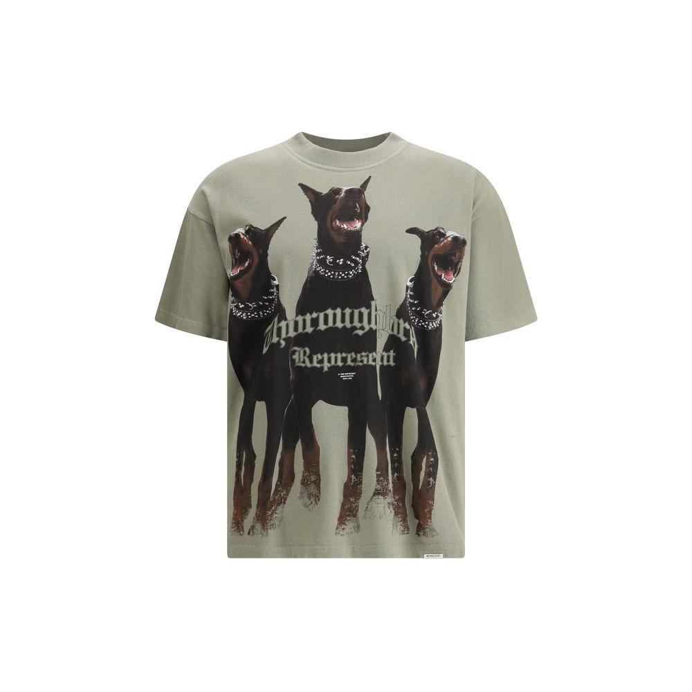 T-Shirt en Coton Vert Represent - Modèle RE-MLM41135KHAKI