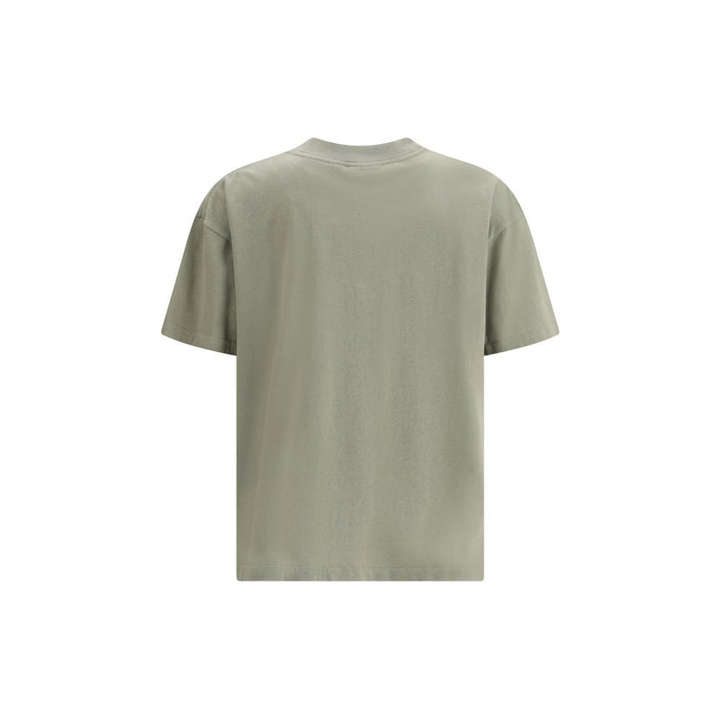 Represent Green Cotton T-Shirt - Contemporary Style
