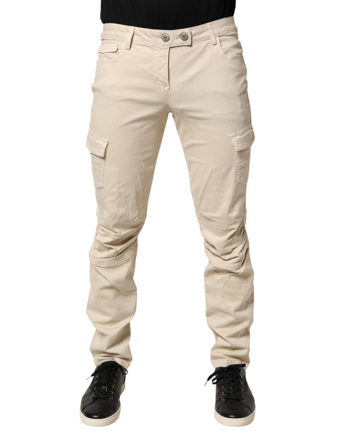 Scervino Street Jeans Beige Skinny Fit pour Hommes