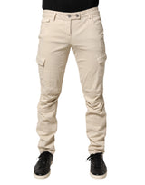 Scervino Street Jeans Beige Skinny Fit pour Hommes