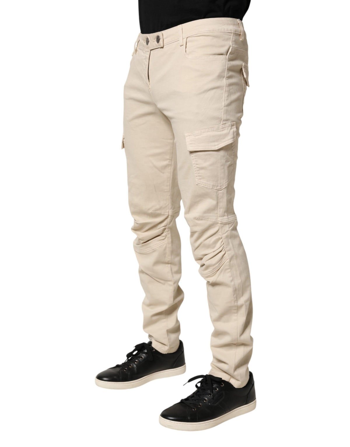 Scervino Street Jeans Beige Skinny Fit pour Hommes