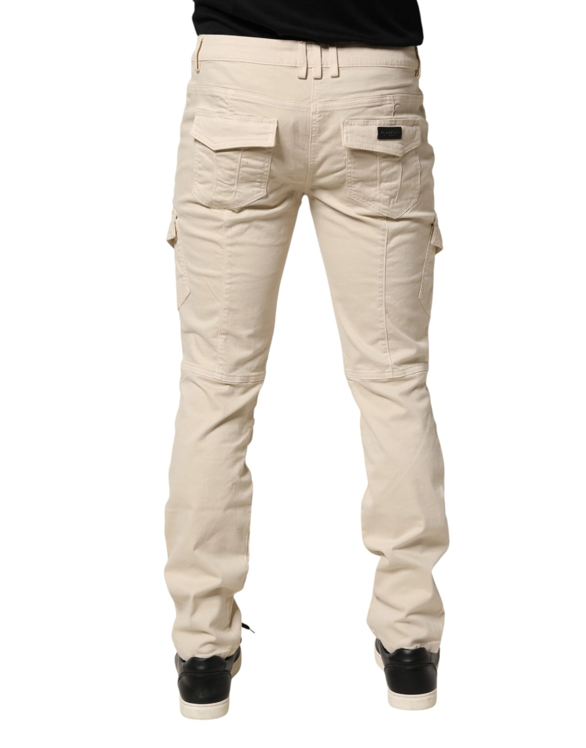 Scervino Street Jeans Beige Skinny Fit pour Hommes