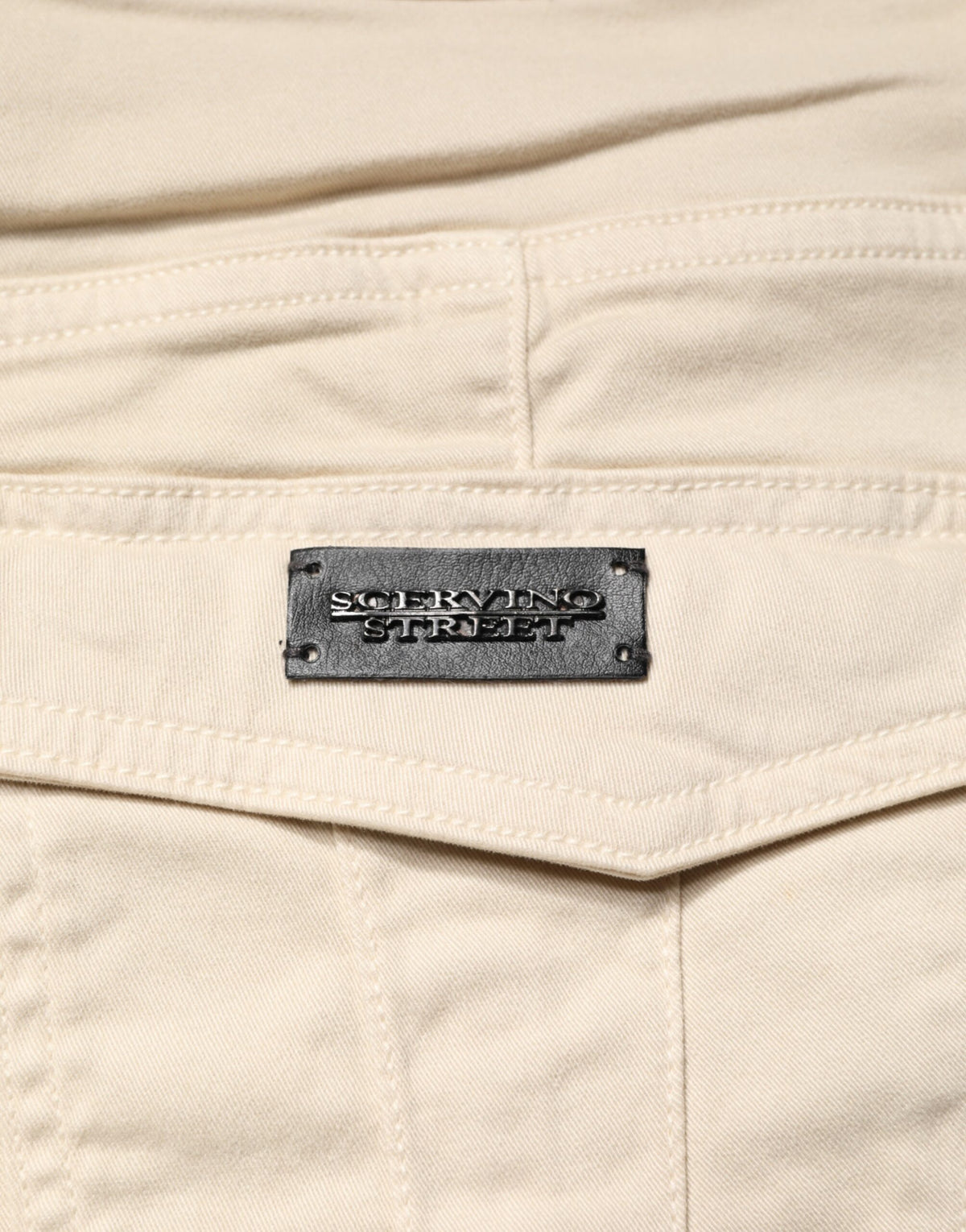 Scervino Street Jeans Beige Skinny Fit pour Hommes