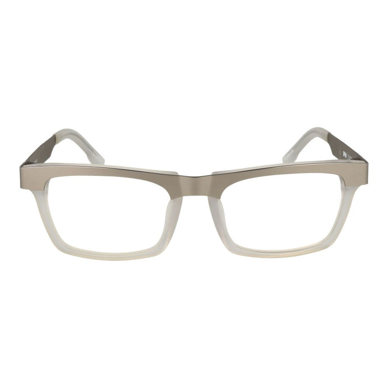 Spy Silver Plastic Glasses (Frames) - Unisex Rectangle Style