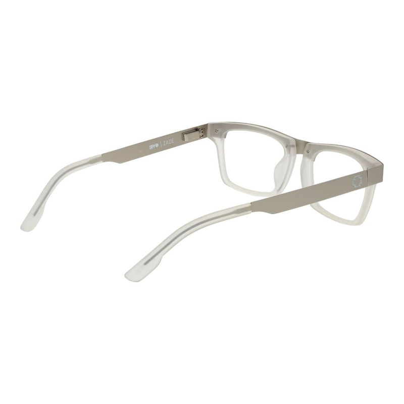 Spy Silver Plastic Glasses (Frames) - Unisex Rectangle Style