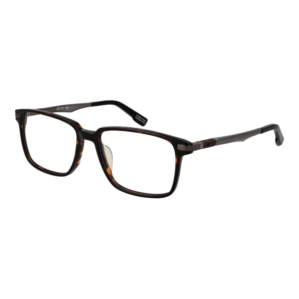 Lunettes en plastique marron Spy - Modèle carré