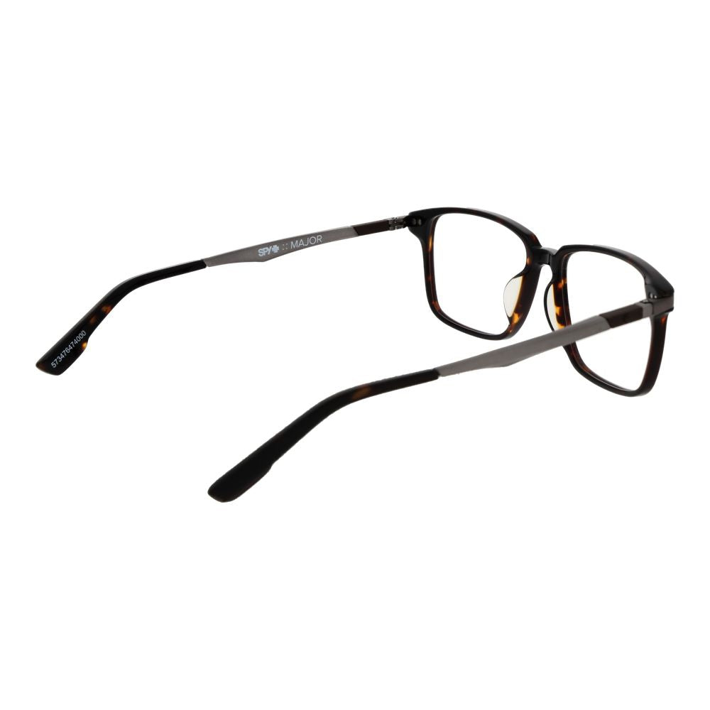 Lunettes en plastique marron Spy - Modèle carré
