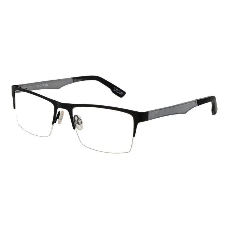 Spy Black Plastic Glasses - Modern Unisex Eyewear