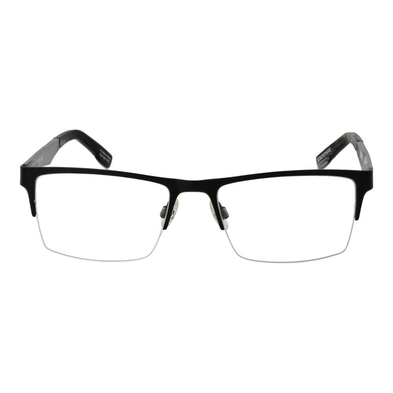 Spy Black Plastic Glasses - Modern Unisex Eyewear