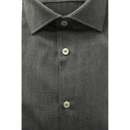Chemise Baldinini Trend en coton gris