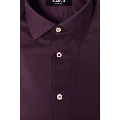 Chemise en coton violet tendance Baldinini