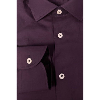 Chemise en coton violet tendance Baldinini