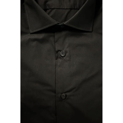 Chemise Baldinini Trend en coton noir