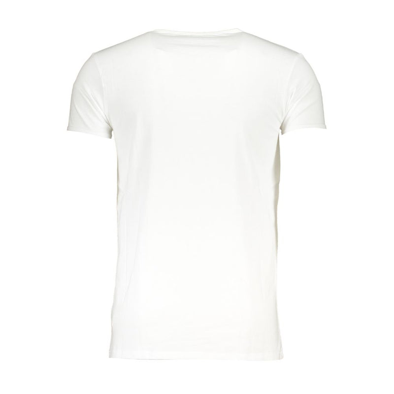 T-shirt en coton blanc Cavalli Class
