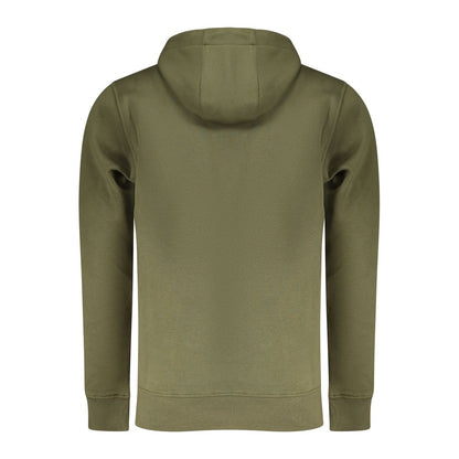 Sweat-shirt en coton vert fusil
