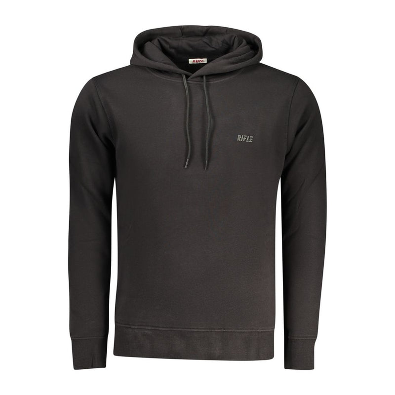 Rifle Black Cotton Sweatshirt - Stylish Comfort for Every Occasion
