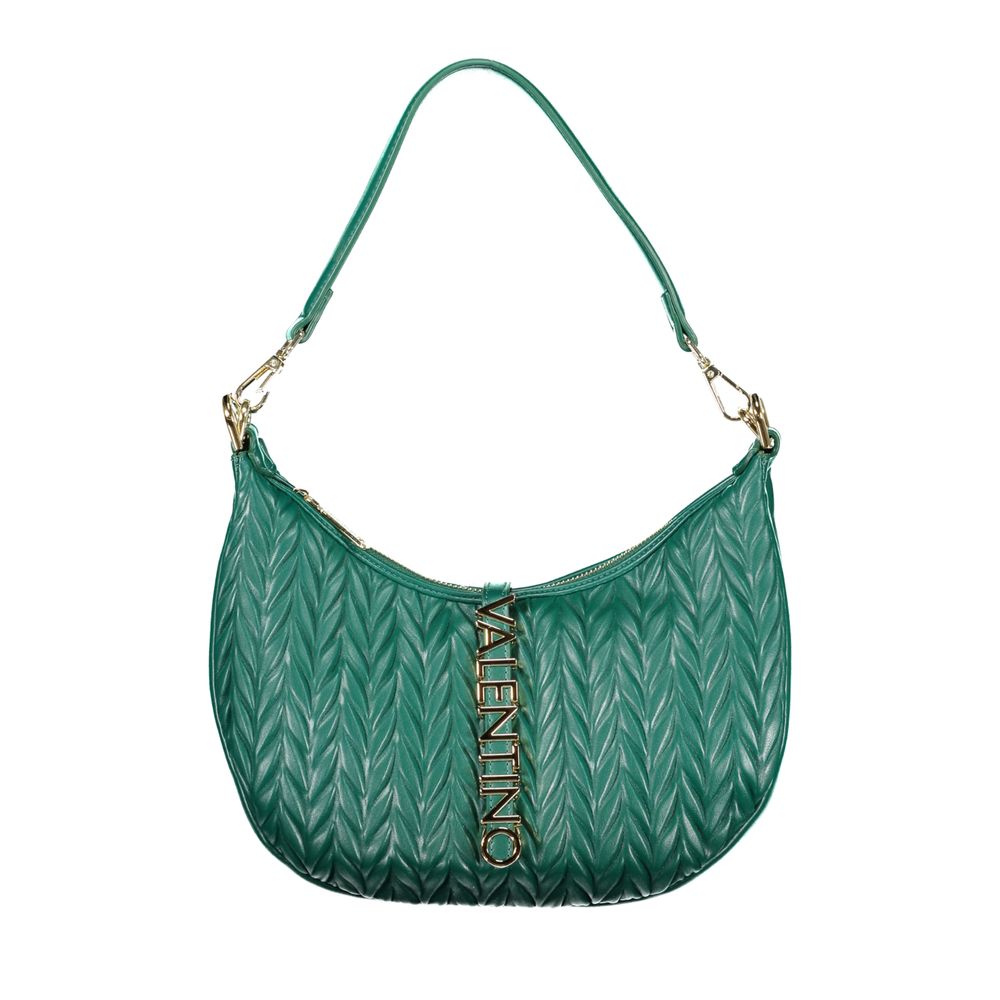 Mario Valentino Green Polyethylene Handbag - Élégante et Polyvalente