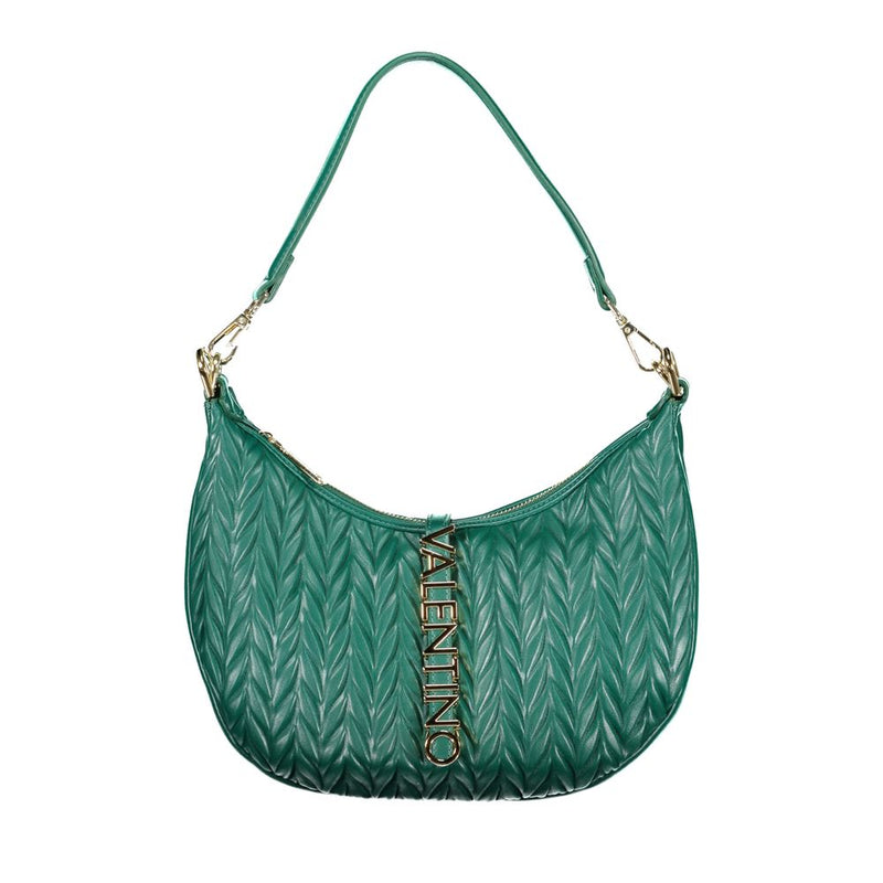 Mario Valentino Green Polyethylene Handbag - Élégante et Polyvalente