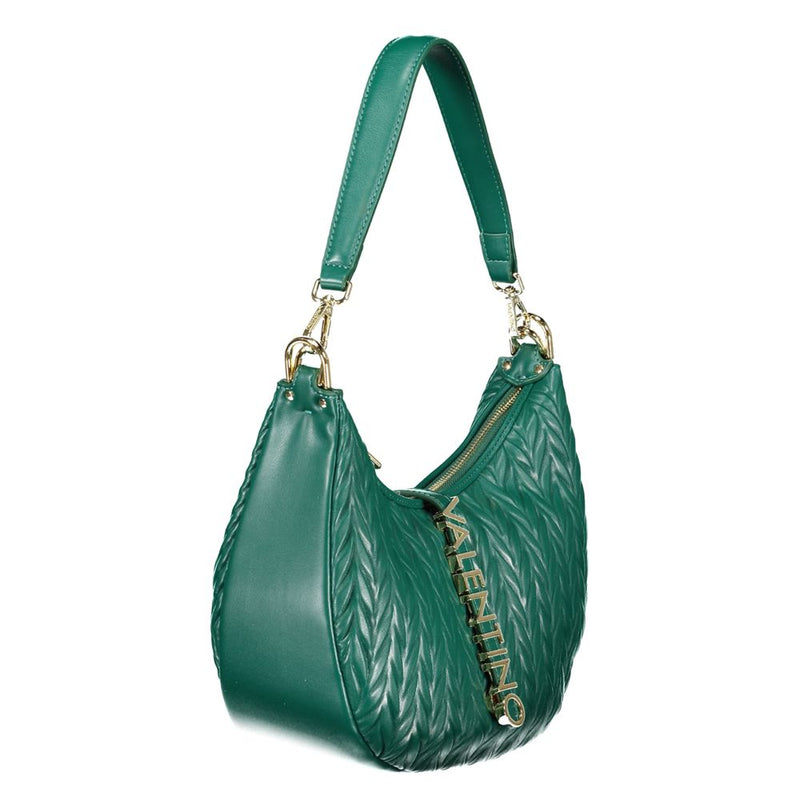 Mario Valentino Green Polyethylene Handbag - Élégante et Polyvalente
