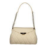 Mario Valentino Beige Polyurethane Women's Shoulder Bag