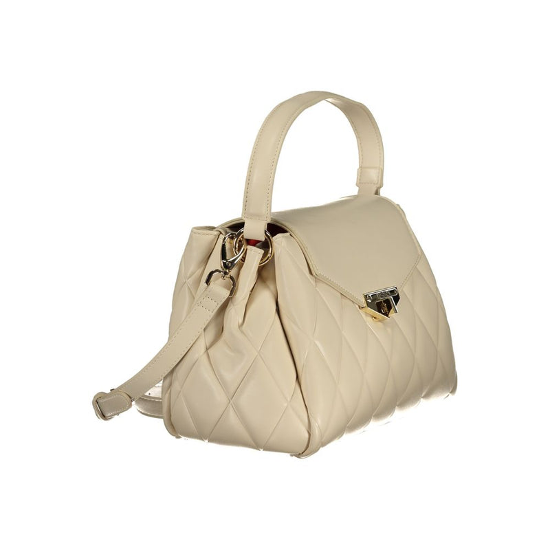 Mario Valentino Beige Polyethylene Handbag - Stylish & Practical