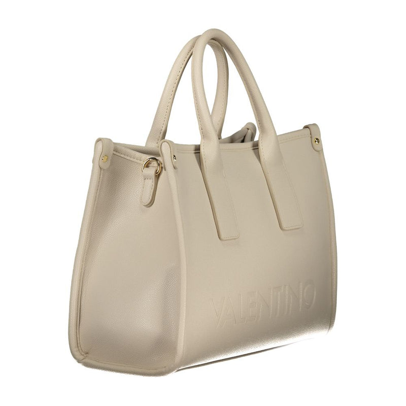 Sac à main en polyéthylène beige Mario Valentino - Élégant et polyvalent