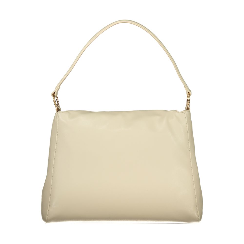 Mario Valentino Beige Polyethylene Handbag - Elegant & Functional