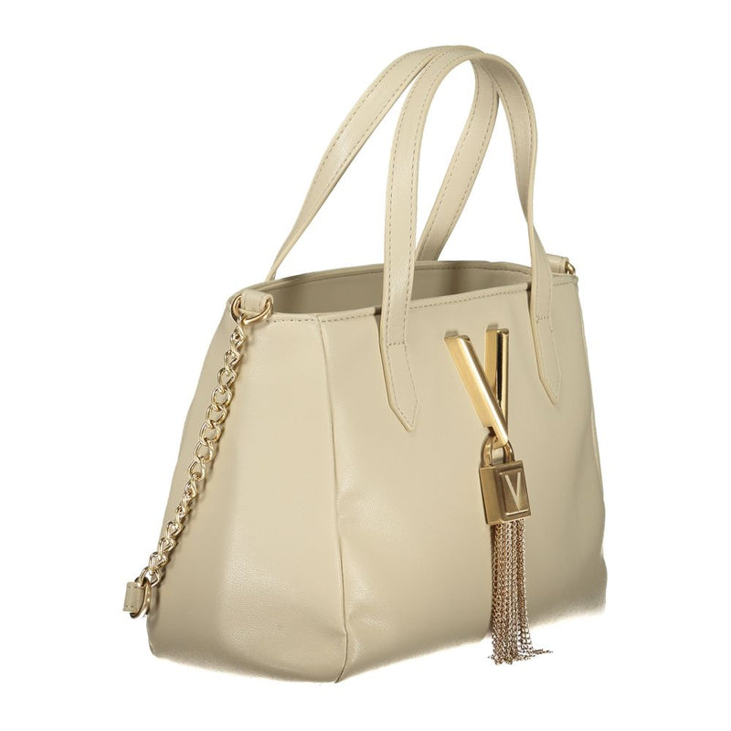 Sac à main en polyéthylène beige Mario Valentino - Élégant et polyvalent