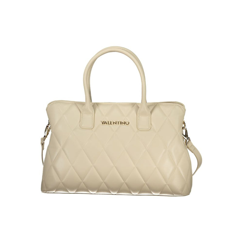 Mario Valentino Sac à main en polyéthylène beige - Élégant et fonctionnel