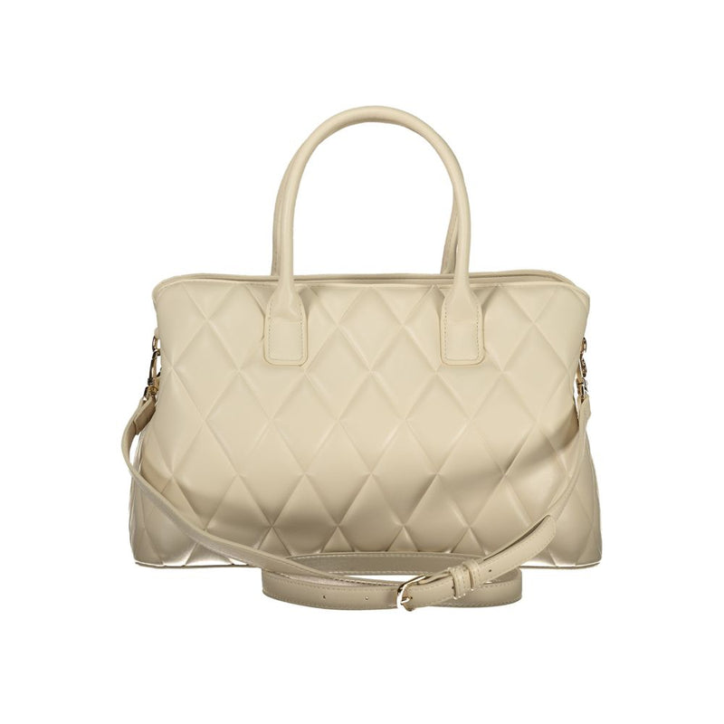 Mario Valentino Sac à main en polyéthylène beige - Élégant et fonctionnel