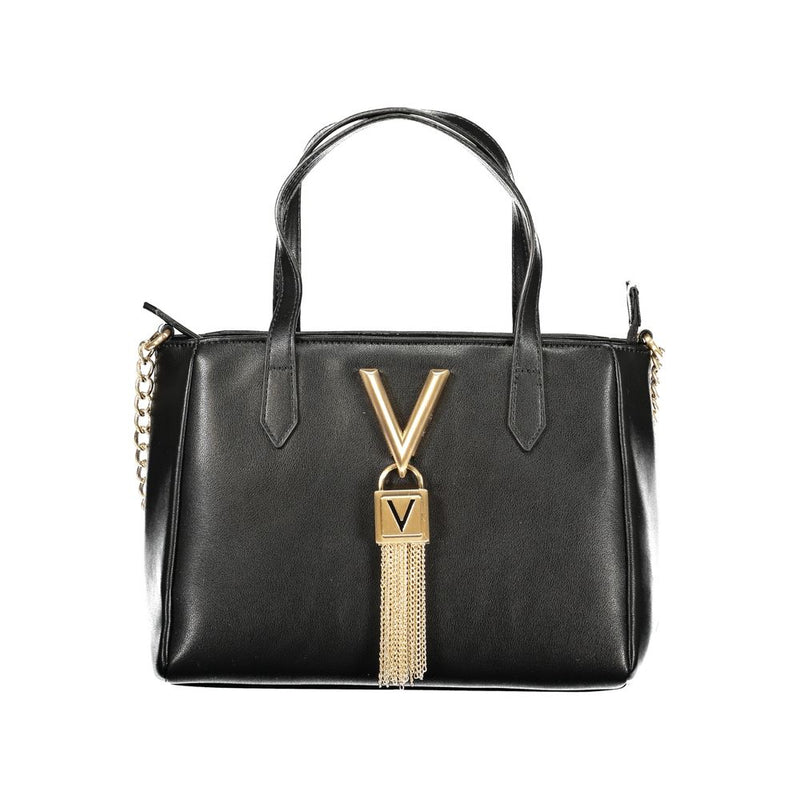 Mario Valentino Black Polyethylene Handbag - Élégance et Fonctionnalité