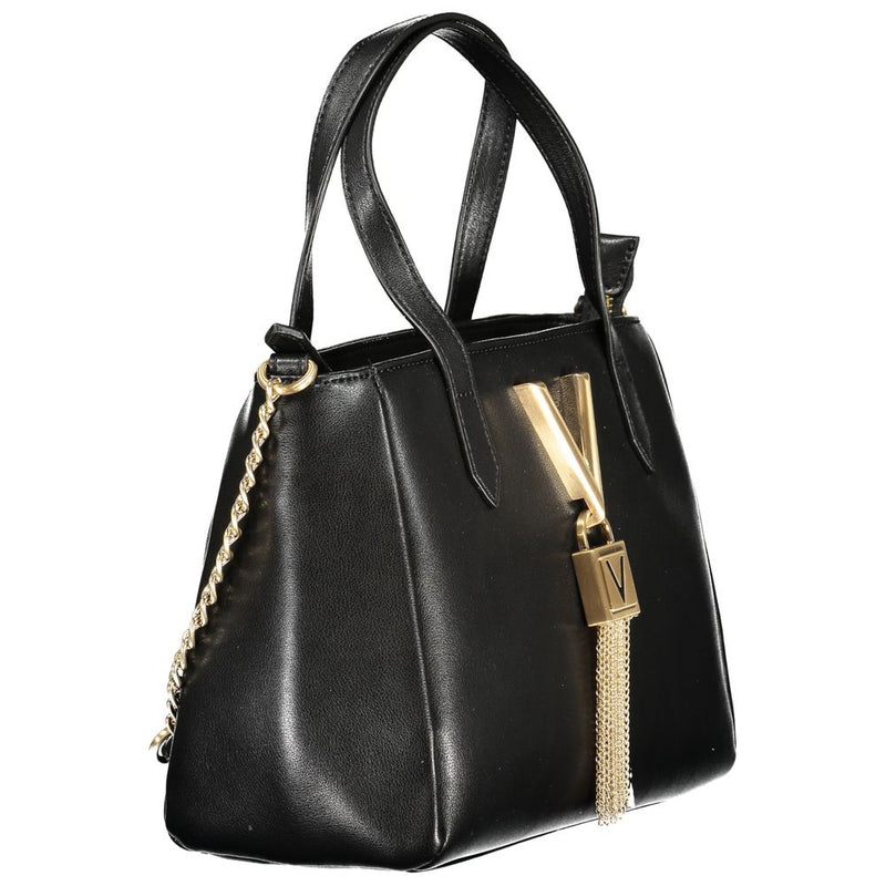 Mario Valentino Black Polyethylene Handbag - Élégance et Fonctionnalité