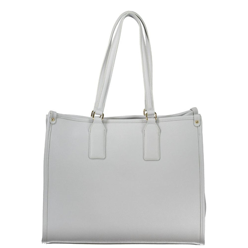 Mario Valentino Blue Polyethylene Handbag - Élégante et Polyvalente