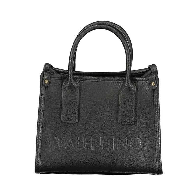 Mario Valentino Black Polyethylene Handbag - Eco-Friendly Chic