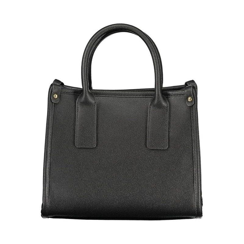 Mario Valentino Black Polyethylene Handbag - Eco-Friendly Chic