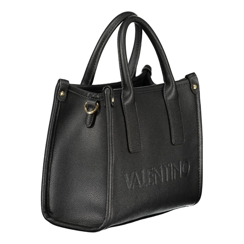 Mario Valentino Black Polyethylene Handbag - Eco-Friendly Chic