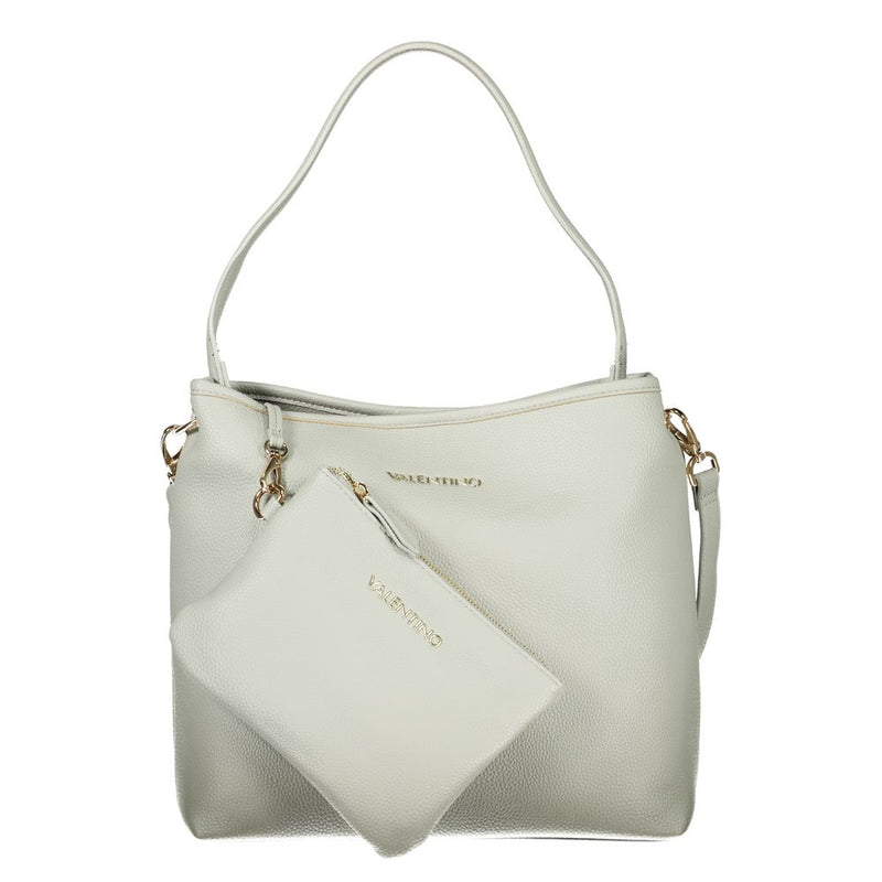 Mario Valentino Gray Polyethylene Handbag - Stylish & Versatile