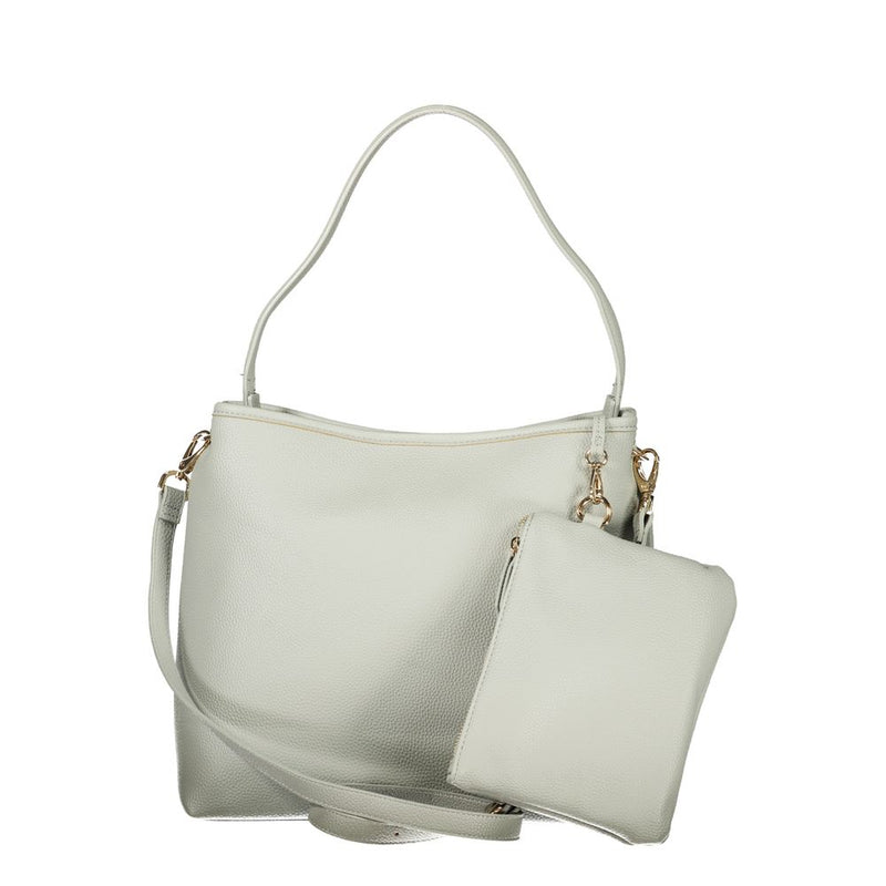 Mario Valentino Gray Polyethylene Handbag - Stylish & Versatile