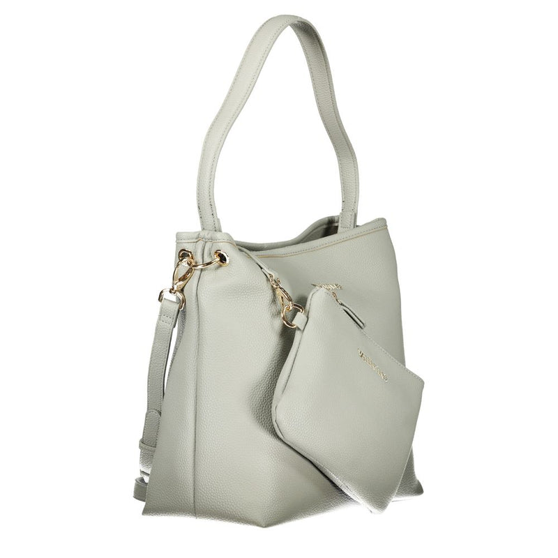 Mario Valentino Gray Polyethylene Handbag - Stylish & Versatile