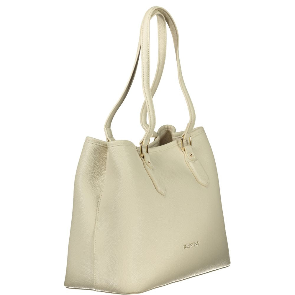 Mario Valentino Sac à main en polyéthylène beige - Élégant et polyvalent