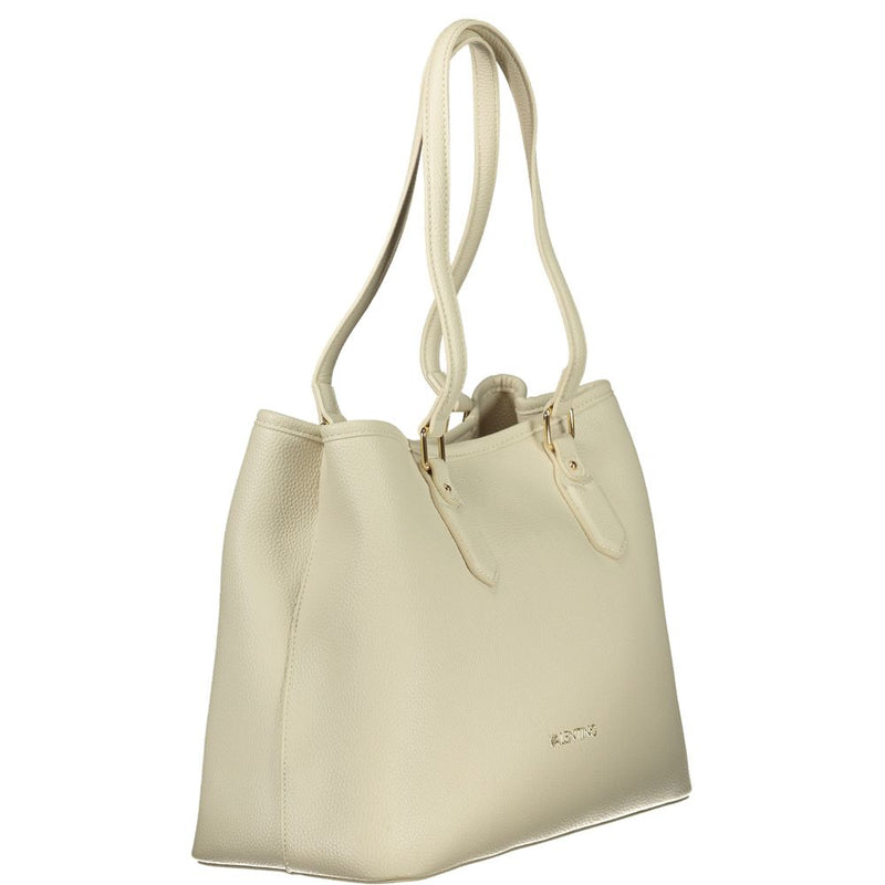 Mario Valentino Sac à main en polyéthylène beige - Élégant et polyvalent