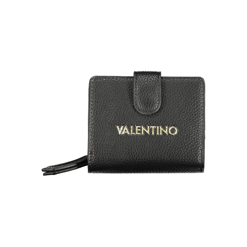 Mario Valentino Black Polyethylene Wallet - Élégance et Fonctionnalité