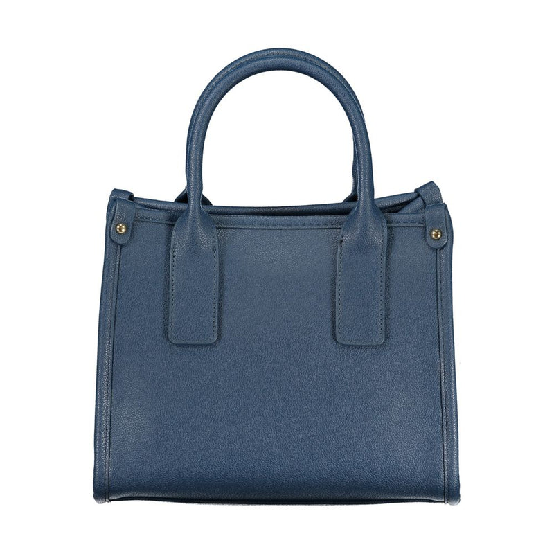 Mario Valentino Blue Polyethylene Handbag - Eco-Friendly Elegance