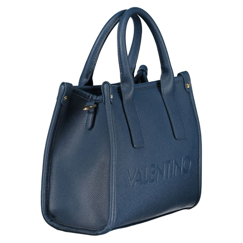 Mario Valentino Blue Polyethylene Handbag - Eco-Friendly Elegance
