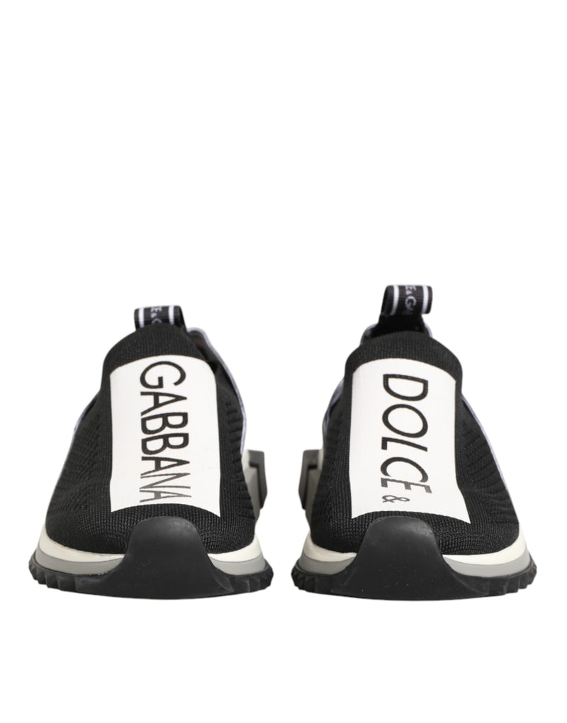 Dolce & Gabbana Black Logo Low Top Sorrento Sneakers