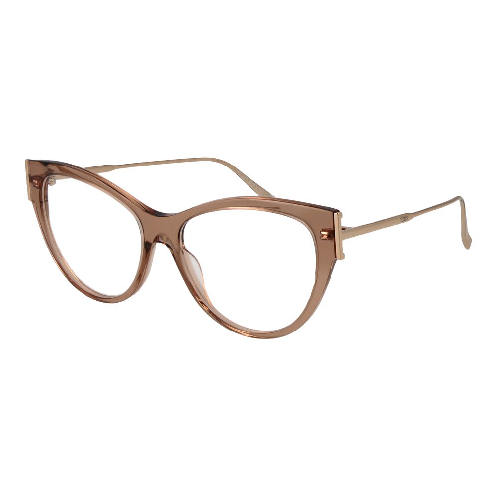 Lunettes Tod's en acétate beige et métal (montures)