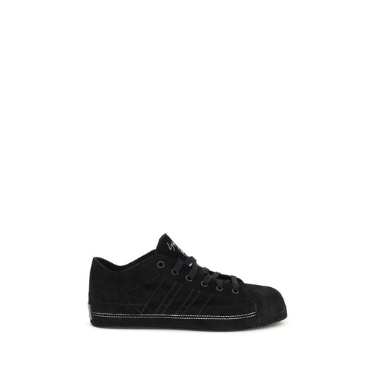 Baskets basses Y-3 en cuir noir